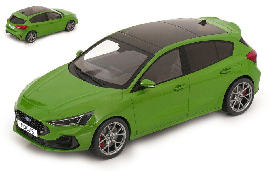 FORD FOCUS ST GREEN 1:18 - ModelCarGroup - MCG18452