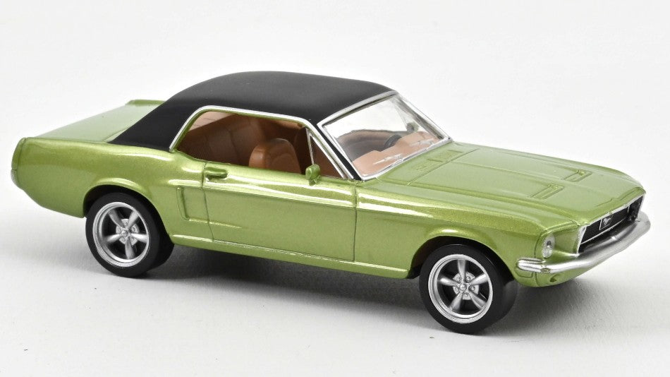 FORD MUSTANG COUPE' 1968 METALLIC GREEN JET CAR 1:43 - Norev - NV270585