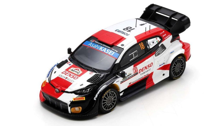 TOYOTA GR YARIS RALLY1 N.18 5th RALLY JAPAN 2023 KATSUTA-JOHNSTON 1:43 - Spark Model - S6740
