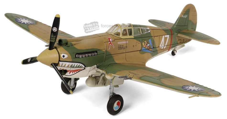 CURTISS P-40B HAWK 81A-2 3rd PURSUIT SQUADRON AMERIC. 1:72 - Forces of Valor - FOR812060C