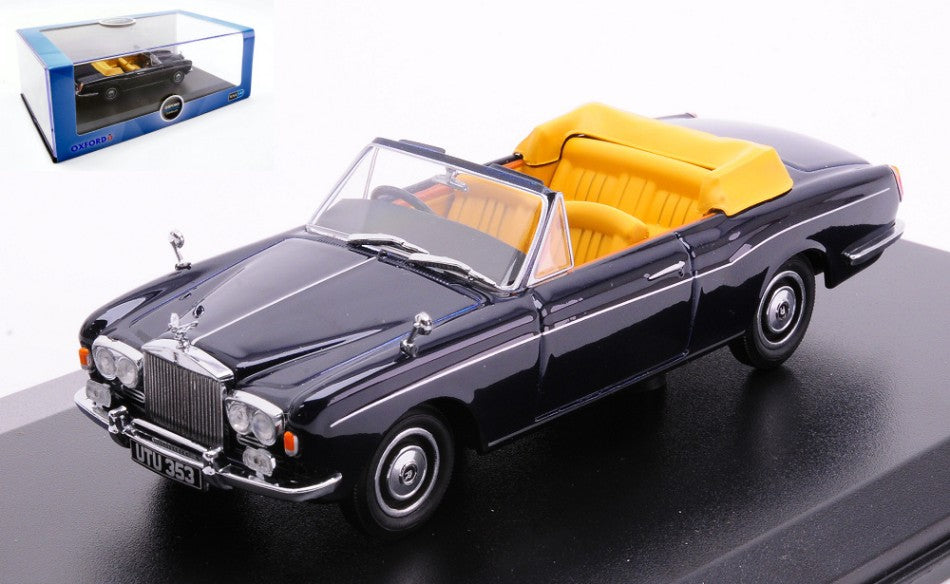 ROLLS ROYCE CORNICHE CONVERTIBLE (OPEN) 1971 DARK BLUE 1:43 - Oxford - OXF43RRC001