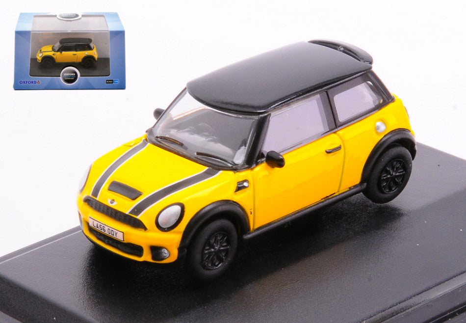 NEW MINI YELLOW 1:76 - Oxford - OXF76NMN008