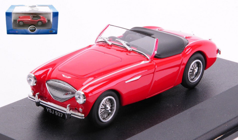 AUSTIN HEALEY 100 BN1 1957 RED 1:43 - Oxford - OXFAH1005