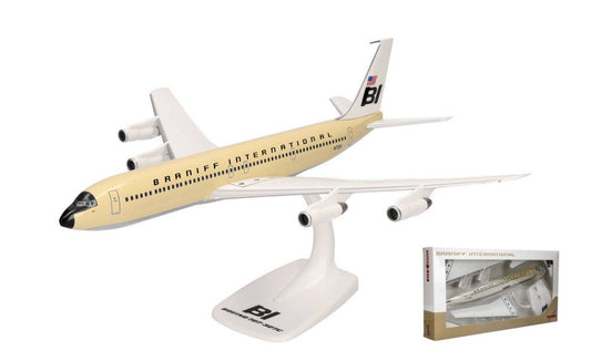 BOEING 707-320 SOLID BEIGE 1:144 - Herpa - HP614023