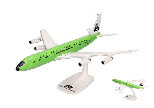 BOEING 707-320 SOLID LINEGREEN 1:144 - Herpa - HP614009