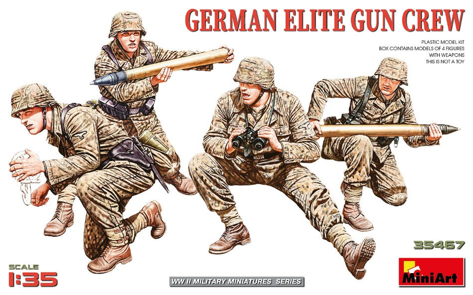 GERMAN ELITE GUN CREW KIT 1:35 - Miniart - MIN35467