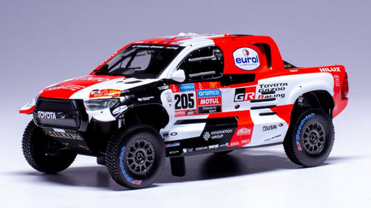 TOYOTA GR DKR HILUX T N.205 RALLY DAKAR 2022 DE VILLIERS-MURPHY 1:43 - Ixo Model - RAM928A