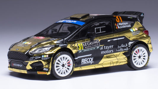 FORD FIESTA RALLY2 N.31 RALLY MONTE CARLO 2024 WARTIQUE-ANDRNAK 1:43 - Ixo Model - RAM924