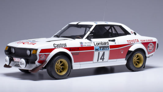 TOYOTA CELICA 2000 GT N.14 RAC RALLY 1977 WALFRIDSON-JENSEN 1:18 - Ixo Model - 18RMC189B