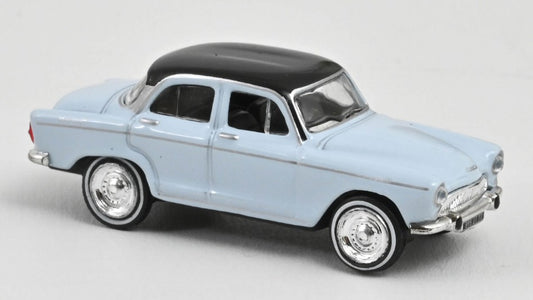 SIMCA ARONDE 1962 PREINCESS GREY AND BLACK ROOF 1:87 - Norev - NV576089