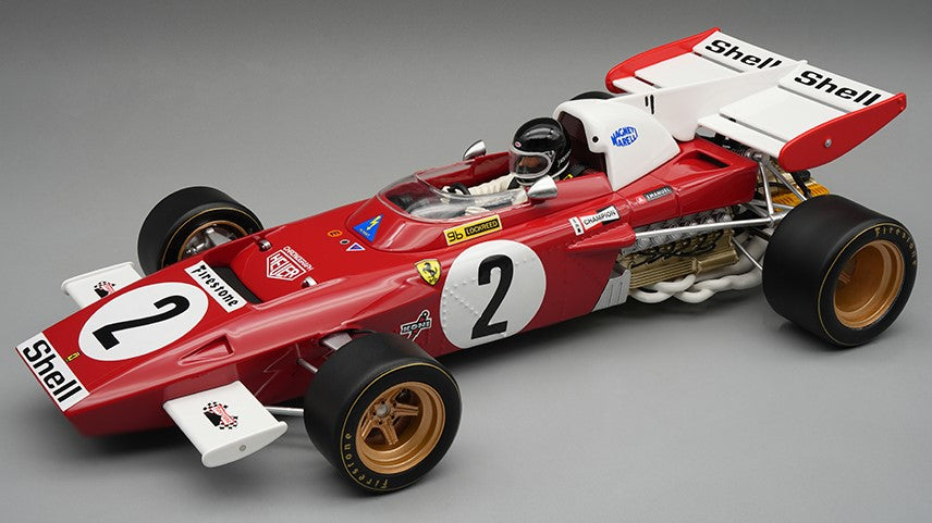FERRARI 312 B2 N.2 ZANDVOORT GP 1971 J.ICKX C/VETRINA - Tecnomodel - TMD18315C