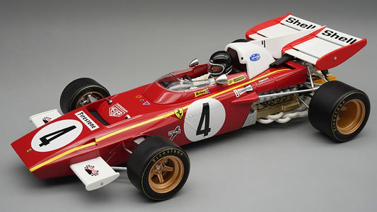 FERRARI 312 B2 N.4 MONACO GP 1971 J.ICKX C/VETRINA - Tecnomodel - TMD18315B