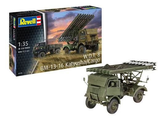 W.O.T.8 BM-13-16 KATYUSHA/CARGO KIT 1:35 - Revell - RV03338