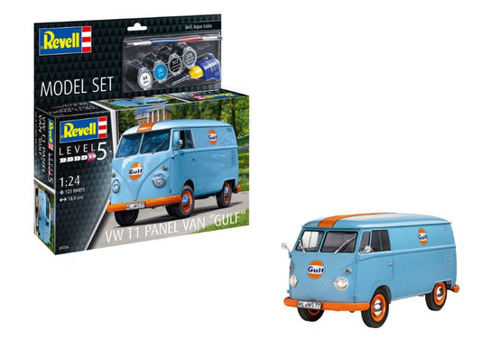 MODEL SET VW T1 PANEL VAN "GULF" KIT 1:24 - Revell - RV67726