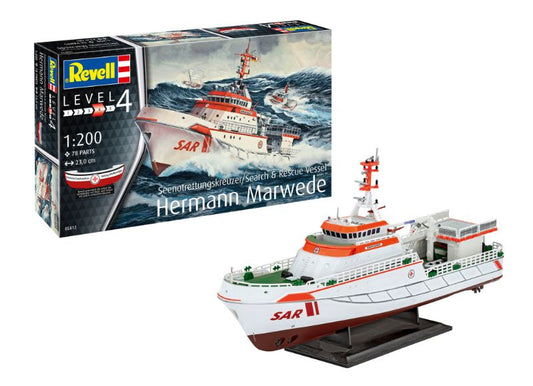 SEARCH & RESCUE VESSEL HERMANN MARWEDE 1:200 - Revell - RV05812