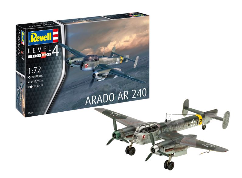 ARADO AR 240 KIT 1:72 - Revell - RV03798