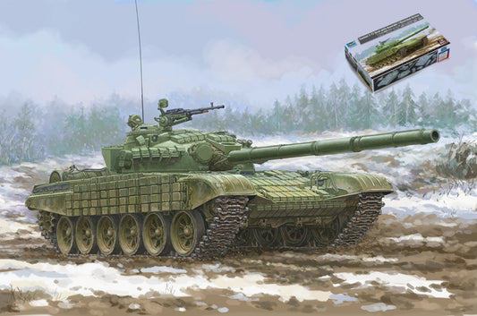 CARRO SOVIET T-72 URAL W/KONTAKT-1 REAKTIVE ARMO KIT 1:35 - Trumpeter - TP09602