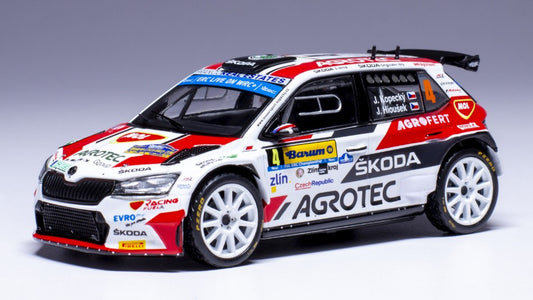SKODA FABIA RALLY2 E N.4 BARUM RALLY 2022 KOPECKY-HLOUSEK 1:43 - Ixo Model - RAM936