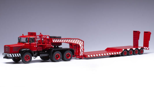 BERLIET TB 015 M3 6X4 1960 RED 1:43 - Ixo Model - TTR033