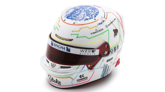 HELMET ZHOU GUANYU 2024 CHINESE GP 1:5 - Spark Model - 5HF155