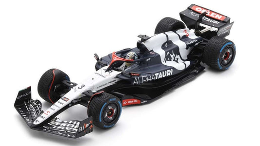 ALPHA TAURI N.3 10th BELGIAN GP 2023 SPRINT RACE W/WET TYRES D.RICCIARDO - Spark Model - 18S961
