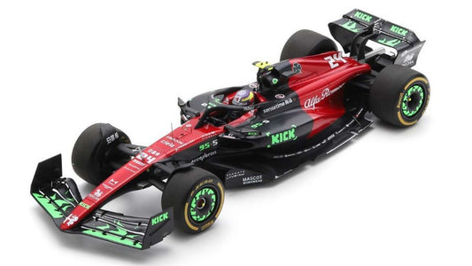 ALFA ROMEO F1 N.24 BELGIAN GP 2023 ZHOU GUANYU 1:18 - Spark Model - 18S963
