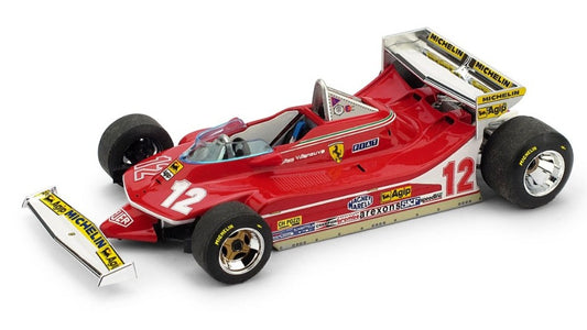 FERRARI 312 T4 GILLES VILLENEUVE 1979 N.12 MONACO GP 1:43 - Brumm - BM0514