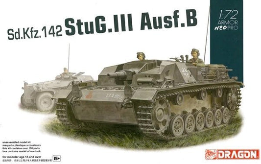 STUG.III Ausf.B W/NEO TRACK KIT 1:72 - Dragon - D7636