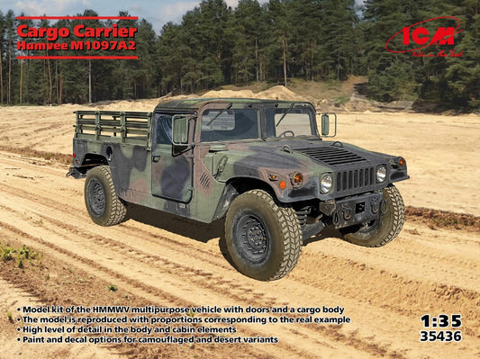 HUMVEE M1097A2 CARGO CARRIER KIT 1:35 - ICM - ICM35436
