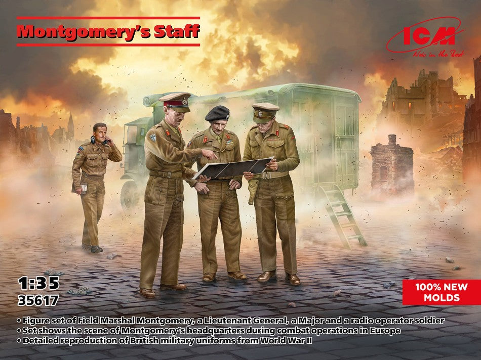 MONTGOMERY'S STAFF KIT 1:35 - ICM - ICM35617