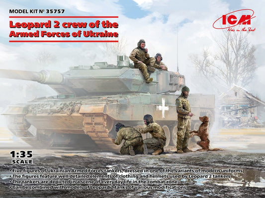 LEOPARD CREW OF THE ARMED FORCES OF UKRAINE KIT 1:35 - ICM - ICM35757