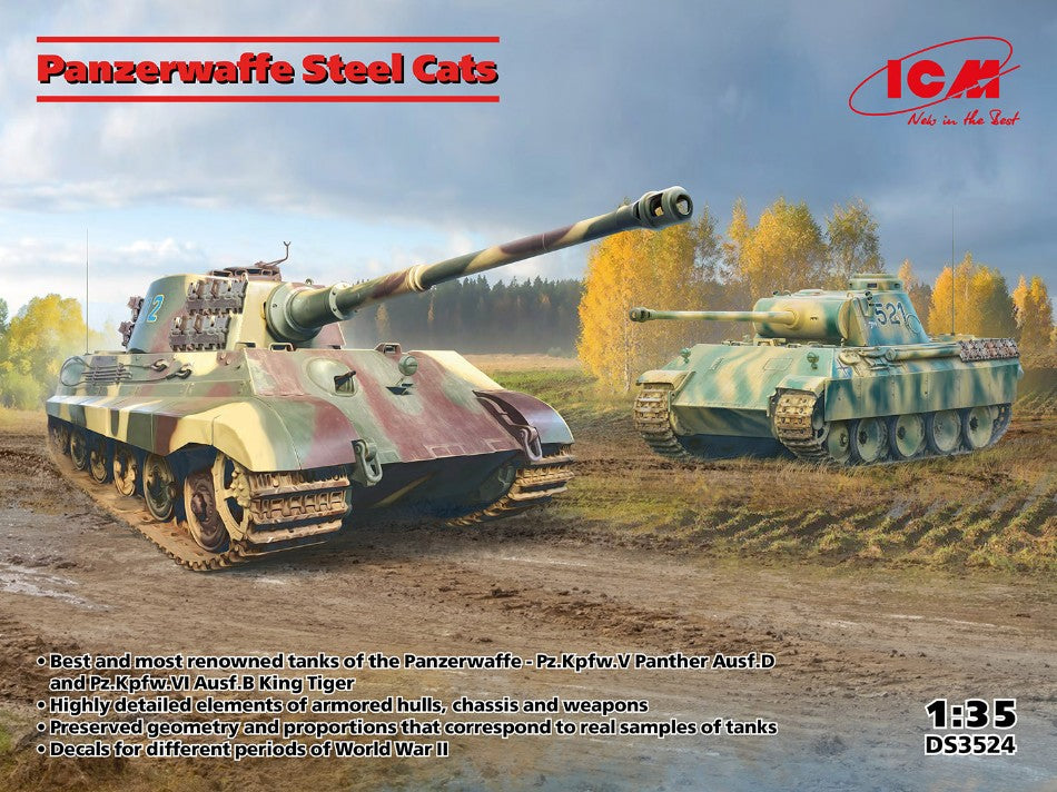 PANZERWAFFE STEEL CATS KIT 1:35 - ICM - ICMDS3524