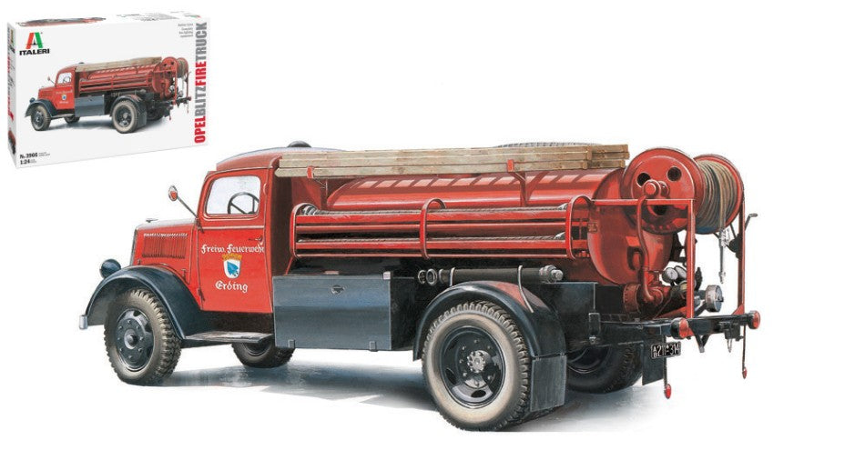 OPEL BLITZ FIRE TRUCK KIT 1:24 - Italeri - IT3966