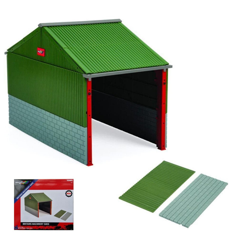 RICOVERO MACCHINE BRITIANS MACHINERY SHED 1:32 - Britains - LC43357
