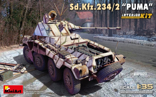 Sd.Kfz.234/2 PUMA INTERIOR KIT 1:35 - Miniart - MIN35414