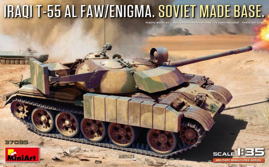 IRAQI T-55 AL FAW/ENIGMA SOVIET MADE BASE KIT 1:35 - Miniart - MIN37095