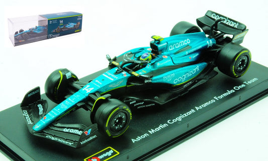 ASTON MARTIN AMR 23 N.14 FERNANDO ALONSO 2023 SIGNATURE 1:43 - Burago - BU38091A