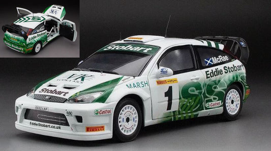 FORD FOCUS WRC N.1 PIRELLI INTERNATIONAL RALLY 2005 COLIN MC RAE 1:18 - SunStar - SS3912