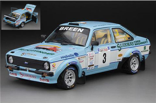 FORD ESCORT RS 1800 N.3 WINNER WEST WALES RALLY JAFFA STAGES 2015 1:18 - SunStar - SS4859R