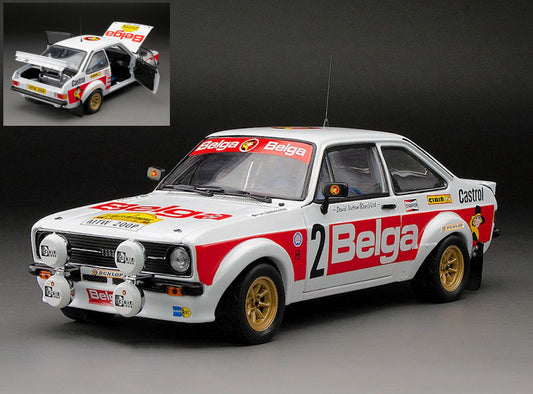 FORD ESCORT RS 1800 N.2 RALLY DU CONDROZ 1979 MIKKOLA-HERTZ 1:18 - SunStar - SS4860