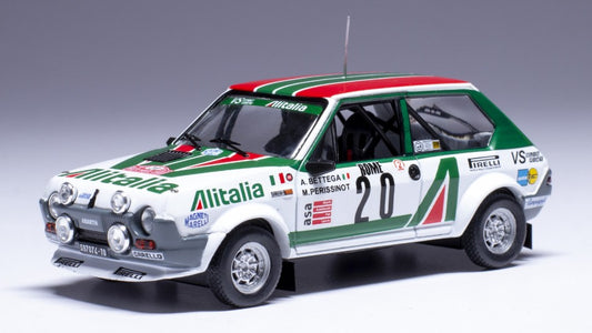 FIAT RITMO 75 ABARTH N.20 RALLY MONTE CARLO 1979 BETTEGA-PERISSINOT 1:43 - Ixo Model - RAC445B