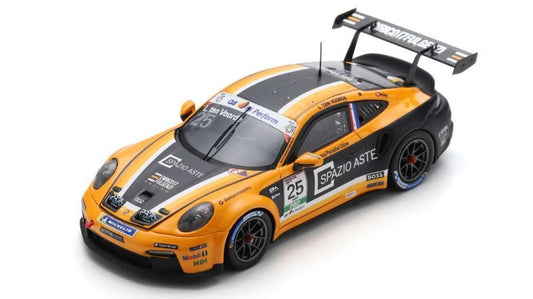 PORSCHE 911 GT3 CUP N.25 CARRERA ITALIA CHAMPION 2023 L.T.VOORDE 1:43 - Spark Model - SI025