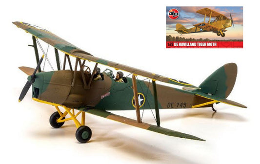 DE HAVILLAND TIGER MOTH KIT 1:72 - Airfix - A02106A