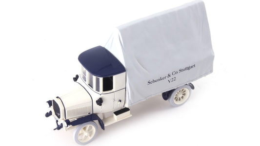 DAIMLER MARIENFELDE DR 4-5 DZ "SCHENKER" W/CANVAS 1917 1:43 - Autocult - ATC11019-2