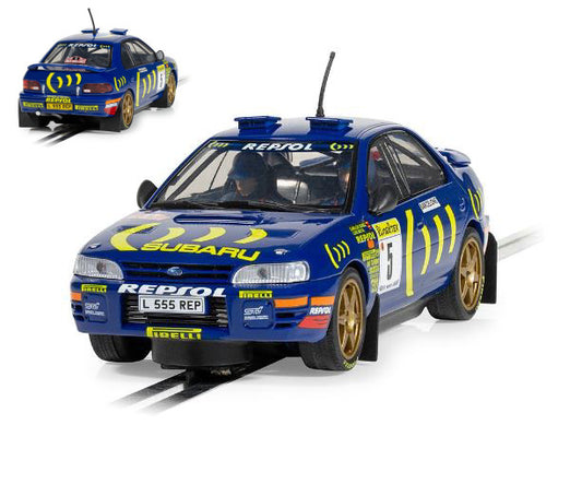 SUBARU IMPREZA WRX 1995 CARLOS SAINZ SLOT 1:32 - Scalextric - C4555