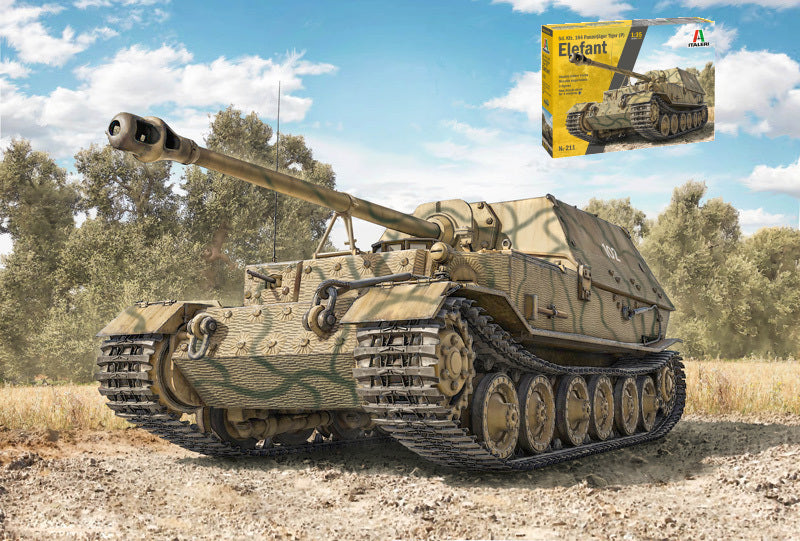 ELEFANT Sd. Kfz.184 Panzerjager Tiger (P) KIT 1:35 - Italeri - IT0211