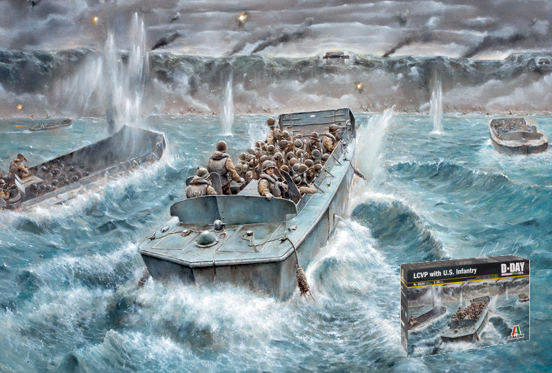 LCVP with U.S. INFANTRY KIT 1:35 - Italeri - IT6524