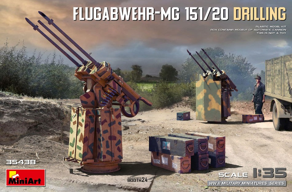 FLUGABWEHR-MG 151/20 DRILLING KIT 1:35 - Miniart - MIN35438