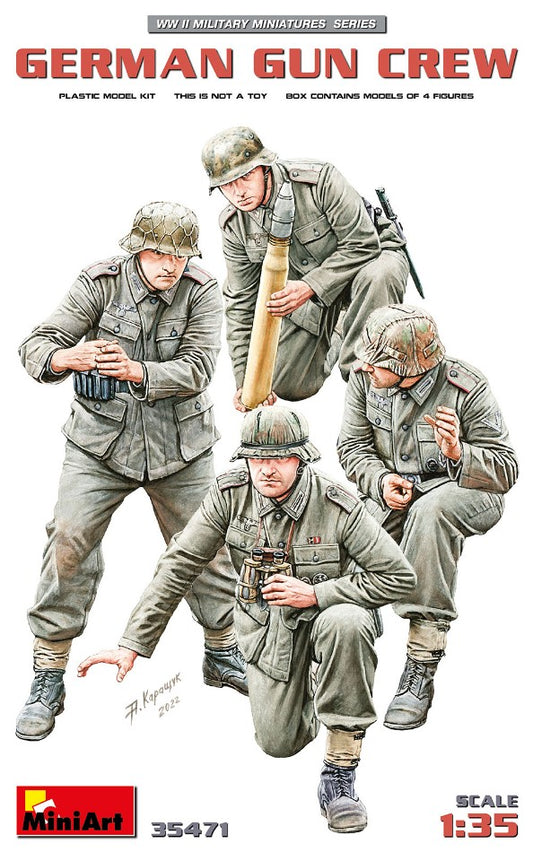GERMAN GUN CREW KIT 1:35 - Miniart - MIN35471