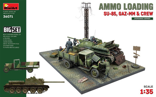 AMMO LOADING (SU-85, GAZ-MM & CREW) BIG SET KIT 1:35 - Miniart - MIN36071